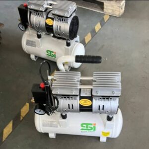 Portable air compressor oil free 9-10 liters tank